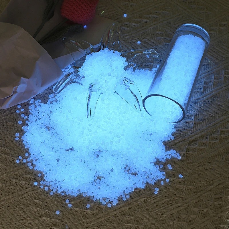 Aquarium Fish Home - 1000pcs 3-5mm Luminous Sand Glow In