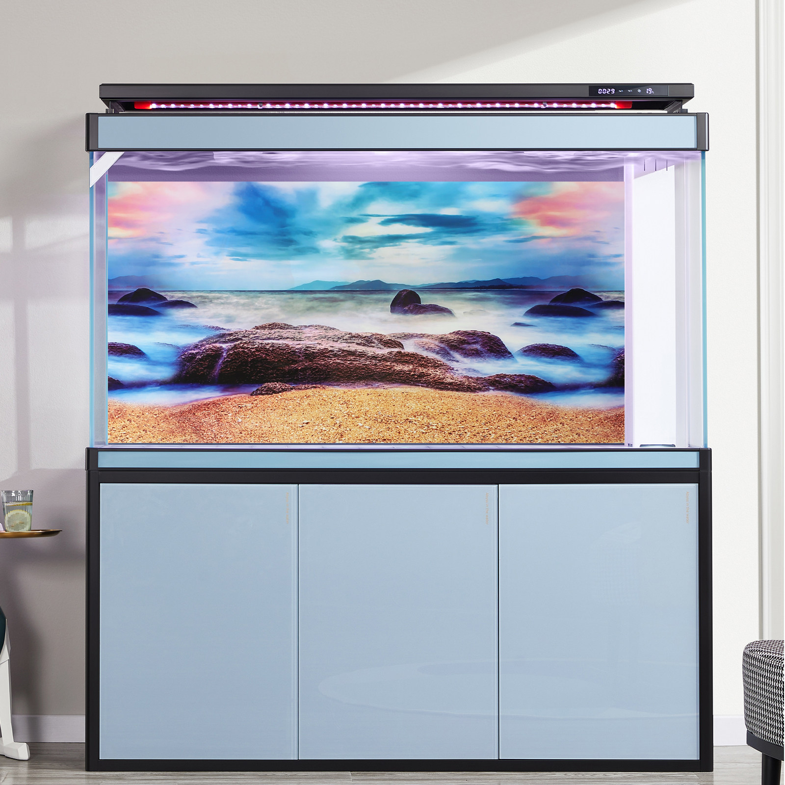 Fish Tank Background Paper Dec - Background Film 3D recension och pris