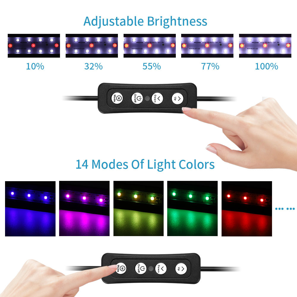 Colourful LED Aquarium Light L - Aquarium Fish Colour recension och pris