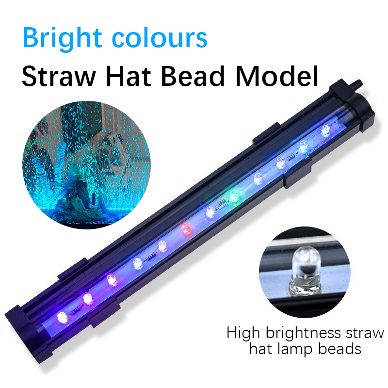New Fish Tank LED Bubble Light - Aquarium Fish Colour recension och pris