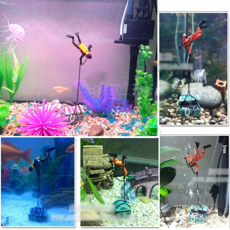 Treasure Frogman Aquarium Orna - Aquarium Fish World recension och pris