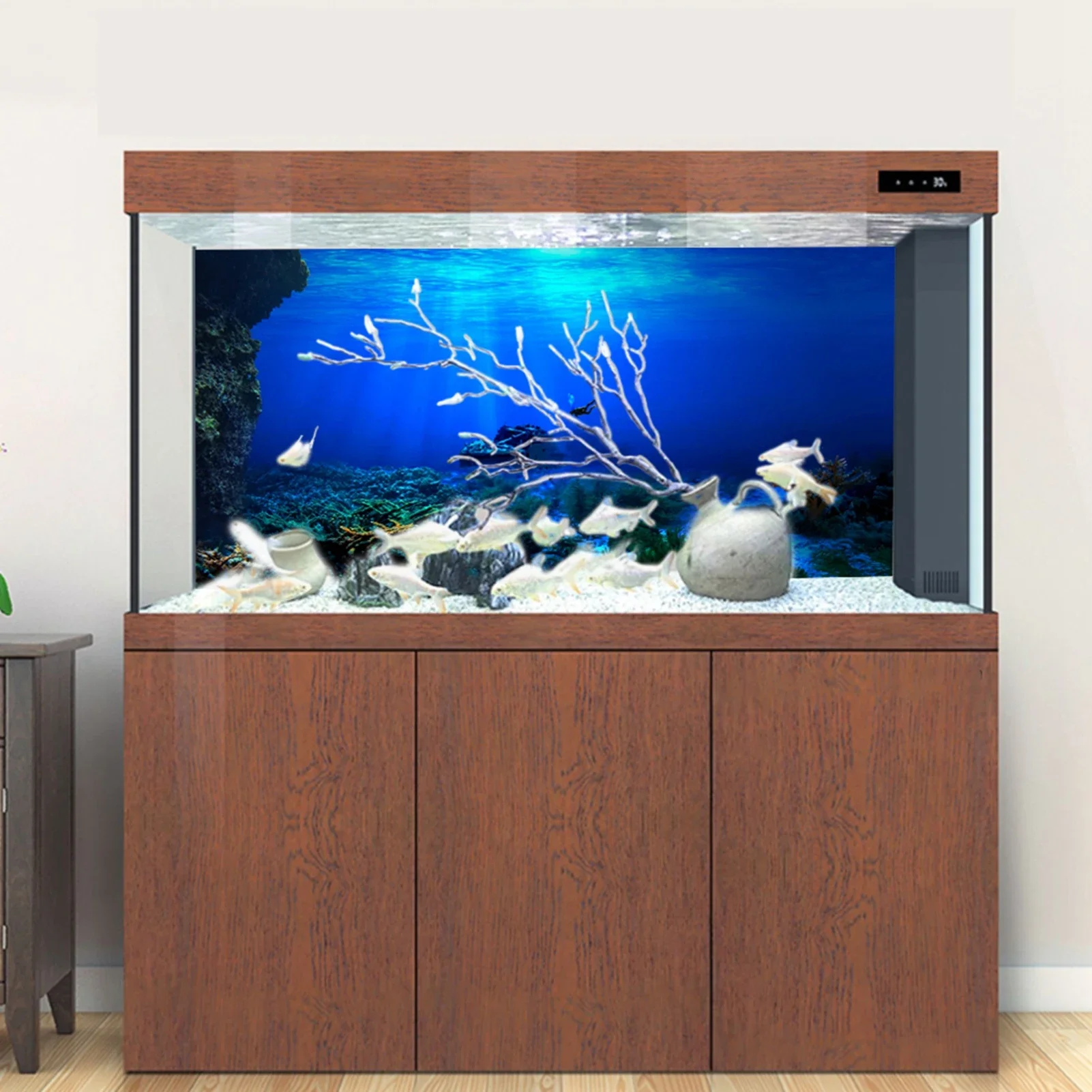 Rainforest Aquarium Background - Aquarium Fish World recension och pris