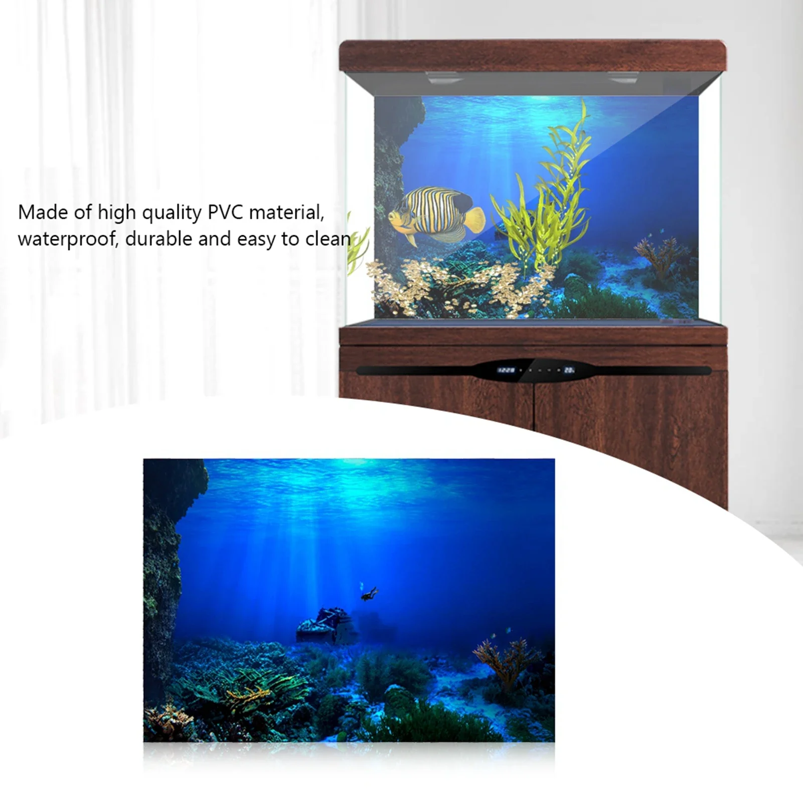 Rainforest Aquarium Background - Aquarium Fish World recension och pris