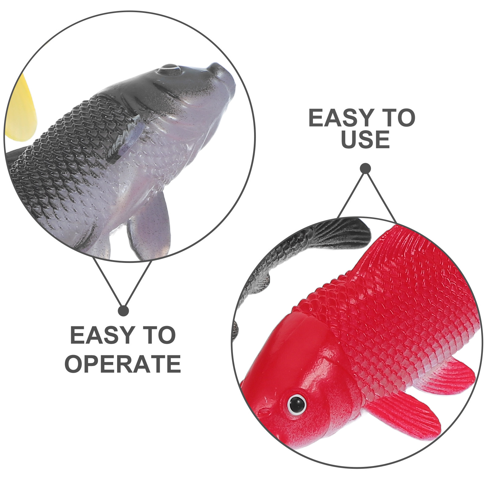 3pcs Fish Crafts Toys Realisti - Aquarium Fish Home recension och pris