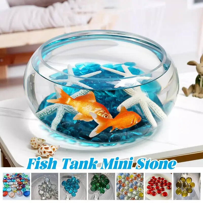 100% Natural Round Clear Quart - Aquarium Fish Colour recension och pris