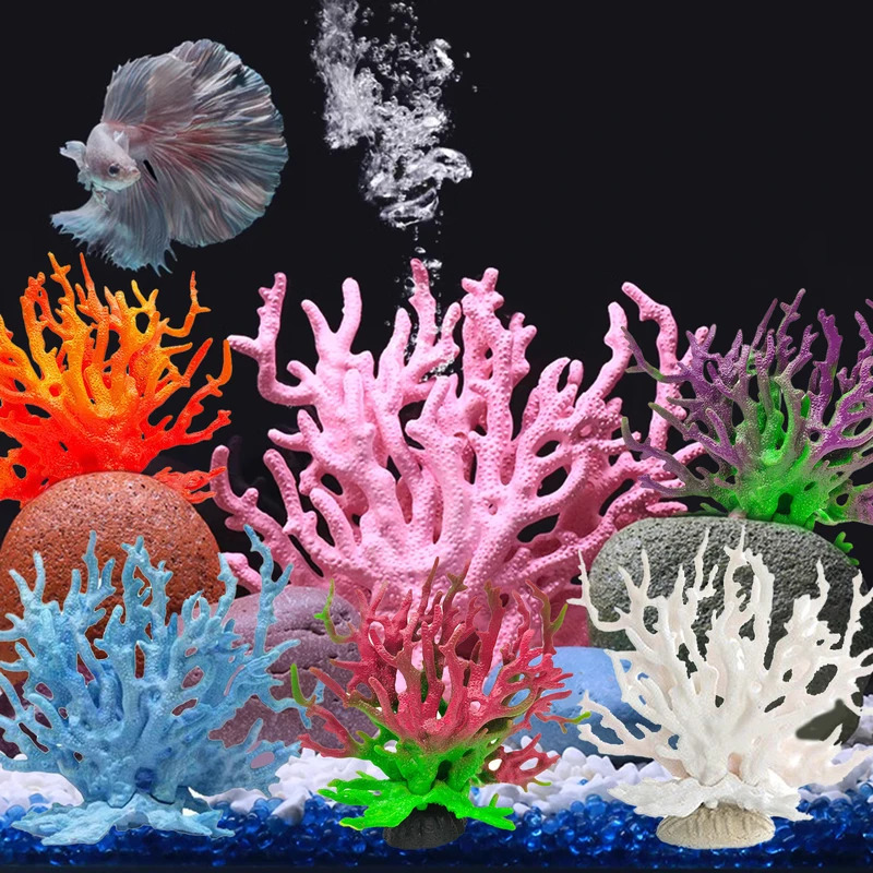 Aquarium Coral Simulation Arti - Aquarium Fish Colour recension och pris