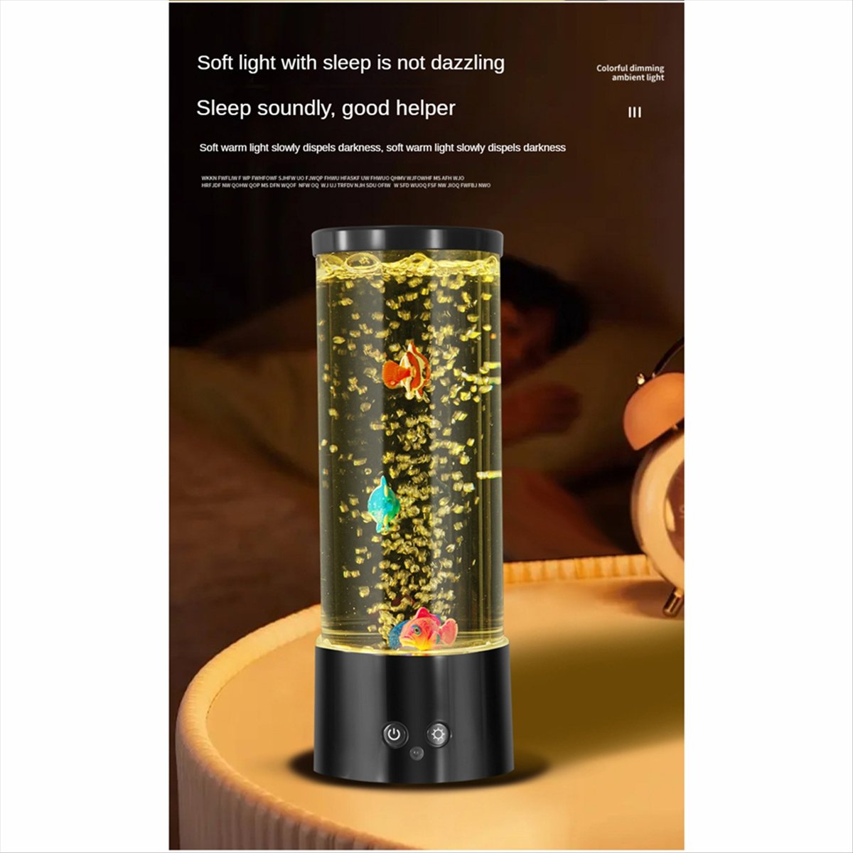 *A99Z Mini RGB Bubble Fish Lam - Aquarium Fish Colour recension och pris