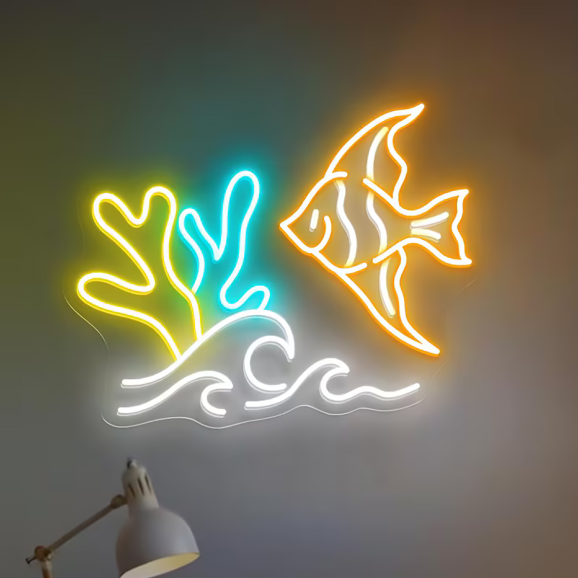 Fish Neon Sign Sea Animal Neon - Aquarium Fish Restaurant recension och pris